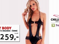 Aktuální akce - Dámské latexové body s krajkou se slevou 44%